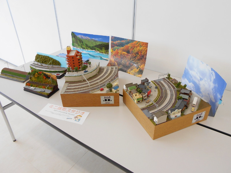 ミニ撮影スタジオのコーナー ミニ撮影スタジオのコーナー