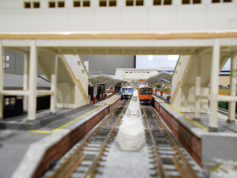 甲府方から東京方向を見る 甲府方から東京方向を見る