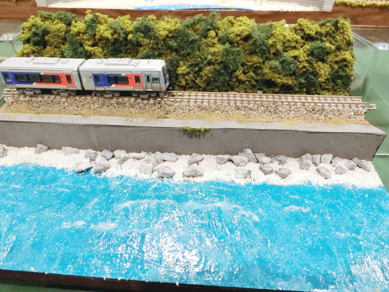 「ヒロ」隊員の海岸線レイアウト 「ヒロ」隊員の海岸線レイアウト