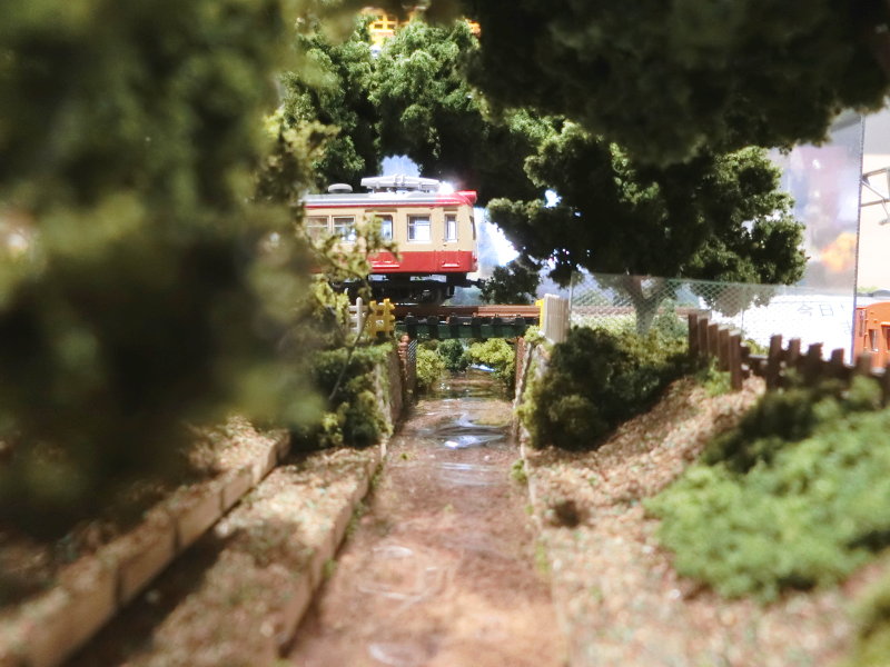 「まりりん」隊員の西武国分寺線鷹の台ジオラマ 「まりりん」隊員の西武国分寺線鷹の台ジオラマ