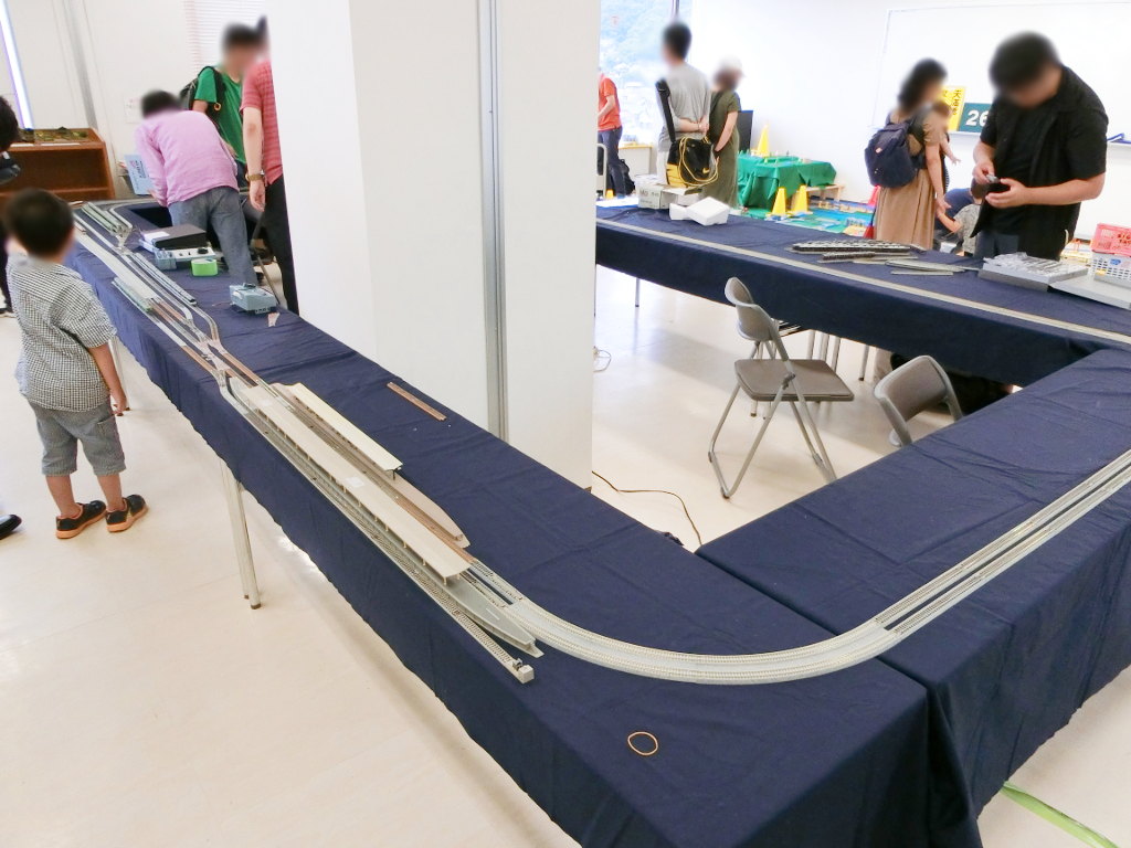 Nゲージの京阪電車チームの展示&走行コーナー Nゲージの京阪電車チームの展示&走行コーナー