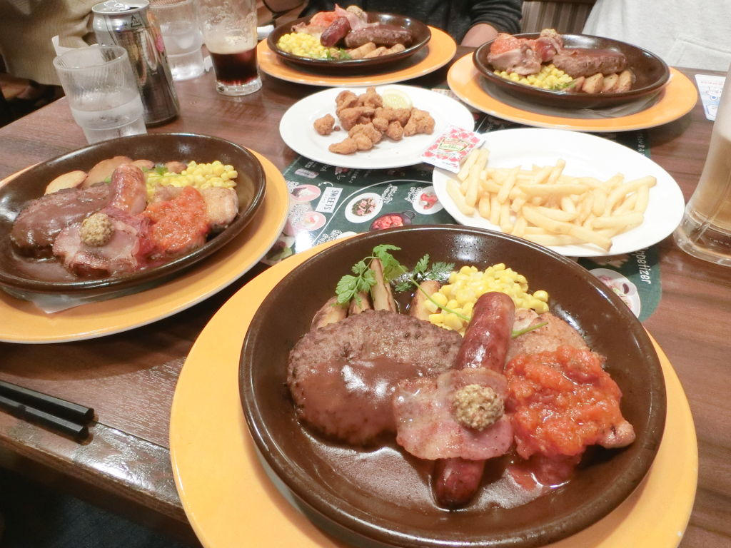 撤収後の夜はジョナサンでミックスグリル祭り 撤収後の夜はジョナサンでミックスグリル祭り