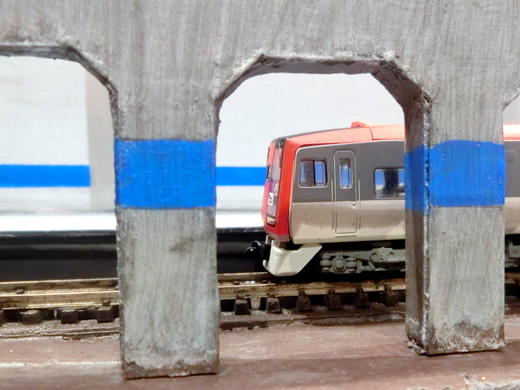 「ボブ」隊員の新作・長野電鉄「善光寺下」駅 「ボブ」隊員の新作・長野電鉄「善光寺下」駅