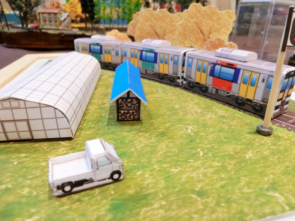 紅葉のJR水郡線 紅葉のJR水郡線