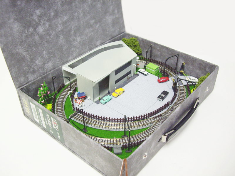 「箱中鉄道」レイアウト全景 「箱中鉄道」レイアウト全景