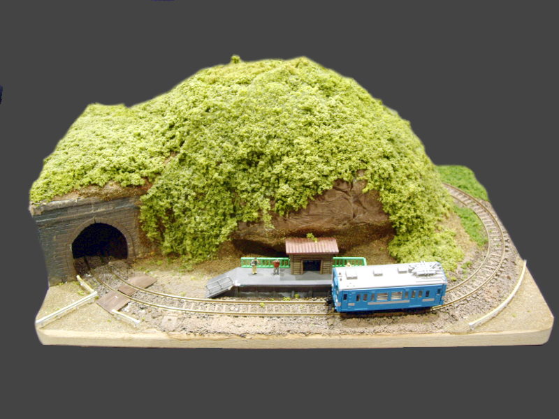 「まな板鉄道1号」レイアウト全景 「まな板鉄道1号」レイアウト全景