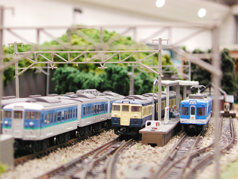 大月駅構内の光景 大月駅構内の光景