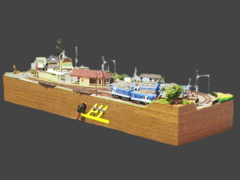 「練馬鉄道 富士急中仲線」レイアウト全景 「練馬鉄道 富士急中仲線」レイアウト全景