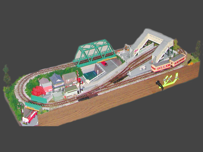 「練馬鉄道 新山線」レイアウト全景 「練馬鉄道 新山線」レイアウト全景