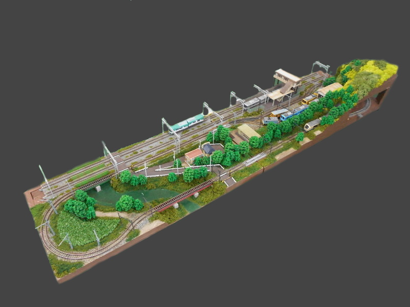 「近江鉄道」レイアウト全景 「近江鉄道」レイアウト全景