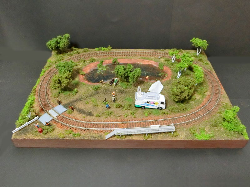 「名羽線」レイアウト全景 「名羽線」レイアウト全景