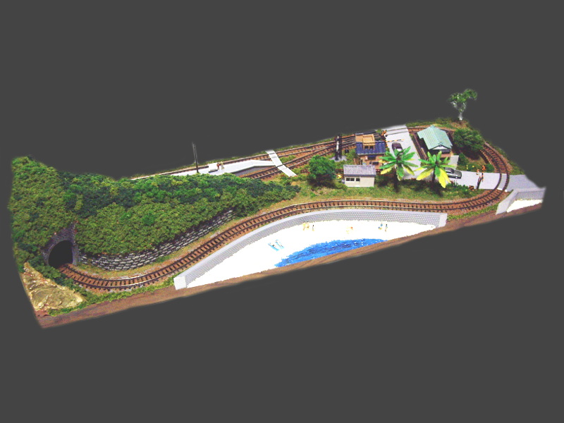 「海岸線」レイアウト全景 「海岸線」レイアウト全景
