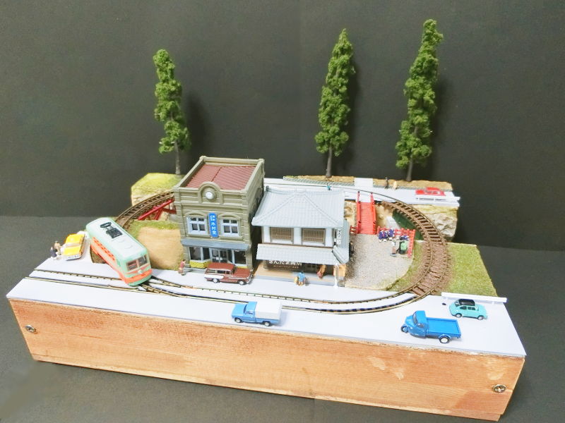 「東武鉄道日光軌道線」ジオラマ全景 「東武鉄道日光軌道線」ジオラマ全景