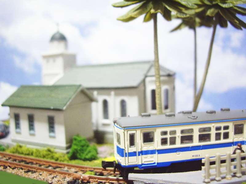 駅から見た教会 駅から見た教会