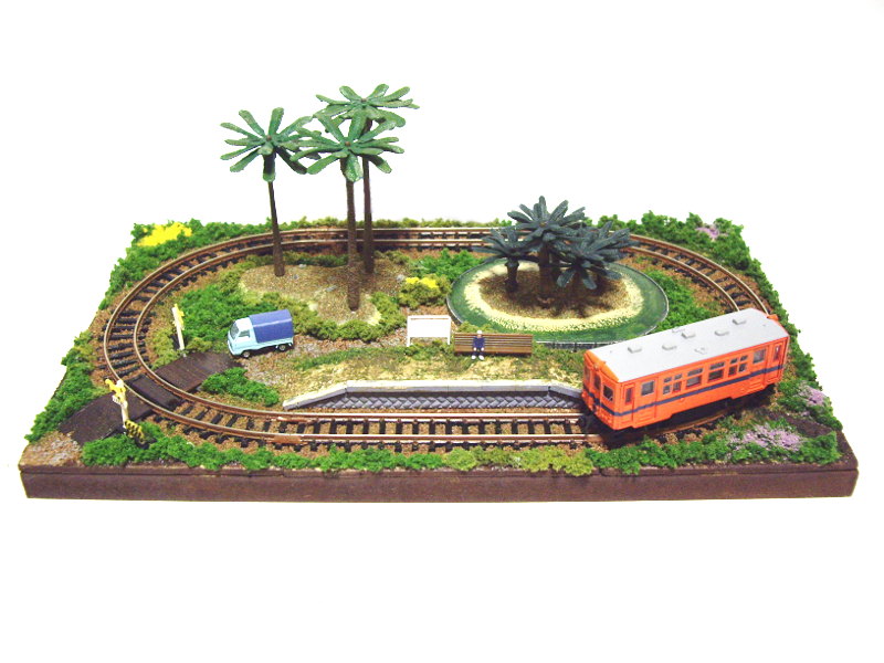 「南国の駅」レイアウト全景 「南国の駅」レイアウト全景