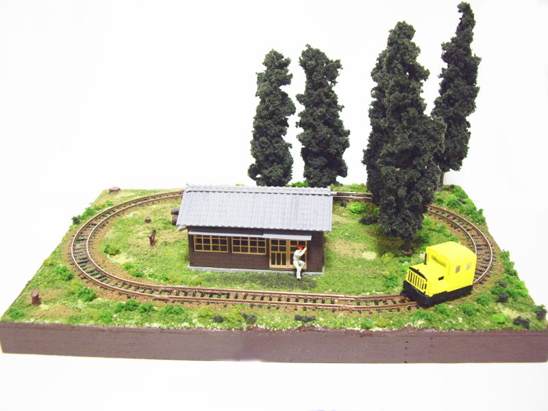 「木曽の森林鉄道」レイアウト全景 「木曽の森林鉄道」レイアウト全景