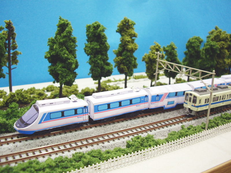 「小田急電鉄20000系RSE」編成全体像 「小田急電鉄20000系RSE」編成全体像