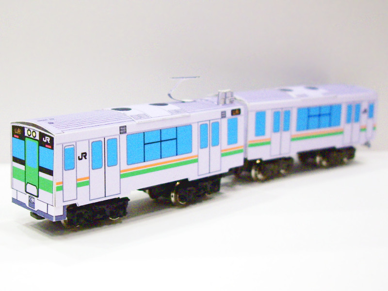 「JR東日本701系」編成全体像 「JR東日本701系」編成全体像